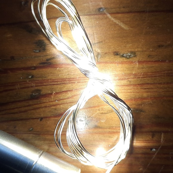 White Wine Bottle LED Lights Light String AA Battery Operated Automatic Timer - Picture 7 of 7